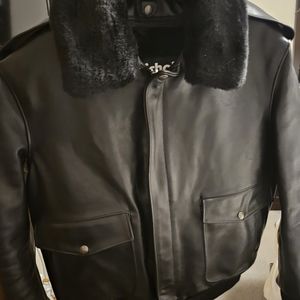 Schotts 184sm A-2 Naked Cowhide Leather Flight Jacket